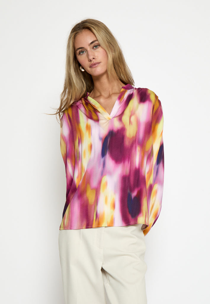 Minus MSLucinda Blouse Blouse 7140P Pastel Lilac Print