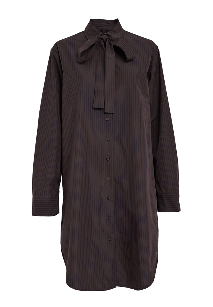 Minus MSLucy Short Dress Dress 5618S Bracken Brown Stripe