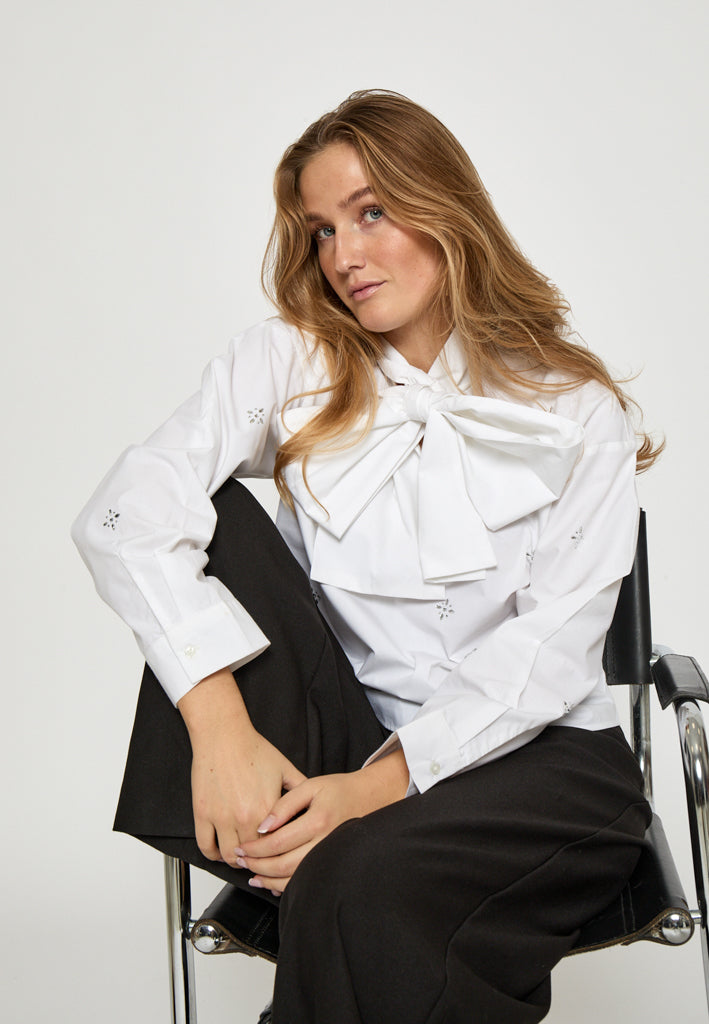 Minus MSLumi Blouse Blouse 235 Cloud Dancer