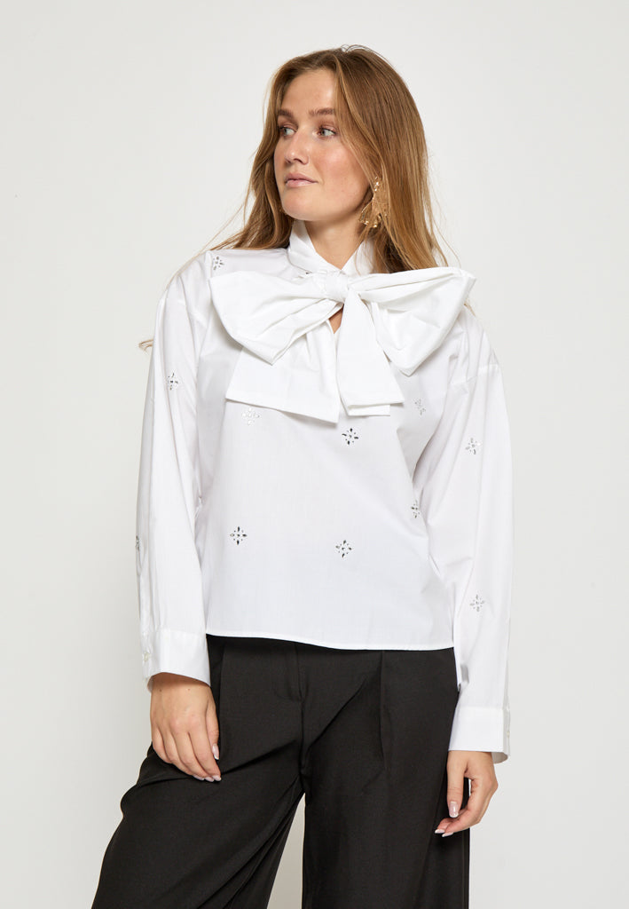 Minus MSLumi Blouse Blouse 235 Cloud Dancer