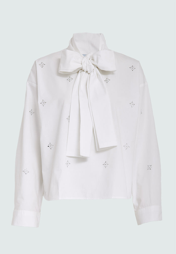 Minus MSLumi Blouse Blouse 235 Cloud Dancer