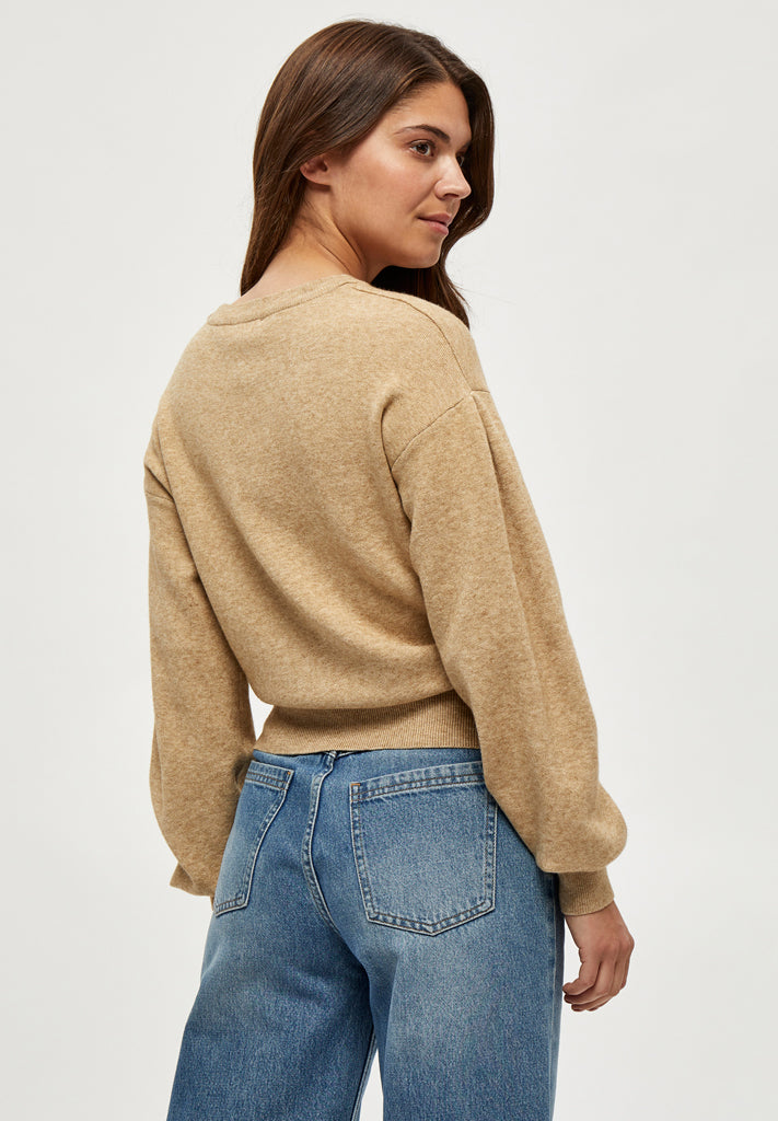 Minus MSLupi Knit Pullover Pullover 0273 Warm sand
