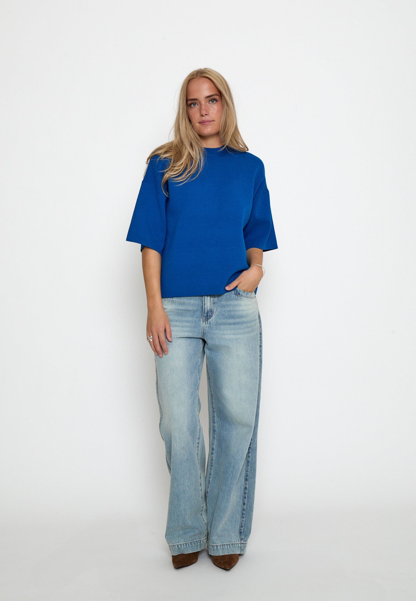 Minus MSLupi Knit T-Shirt T-Shirt 1244 Lapis Blue