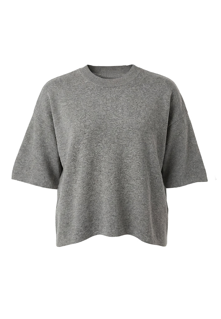 Minus MSLupi Knit T-Shirt T-Shirt 148M Gunmetal Melange