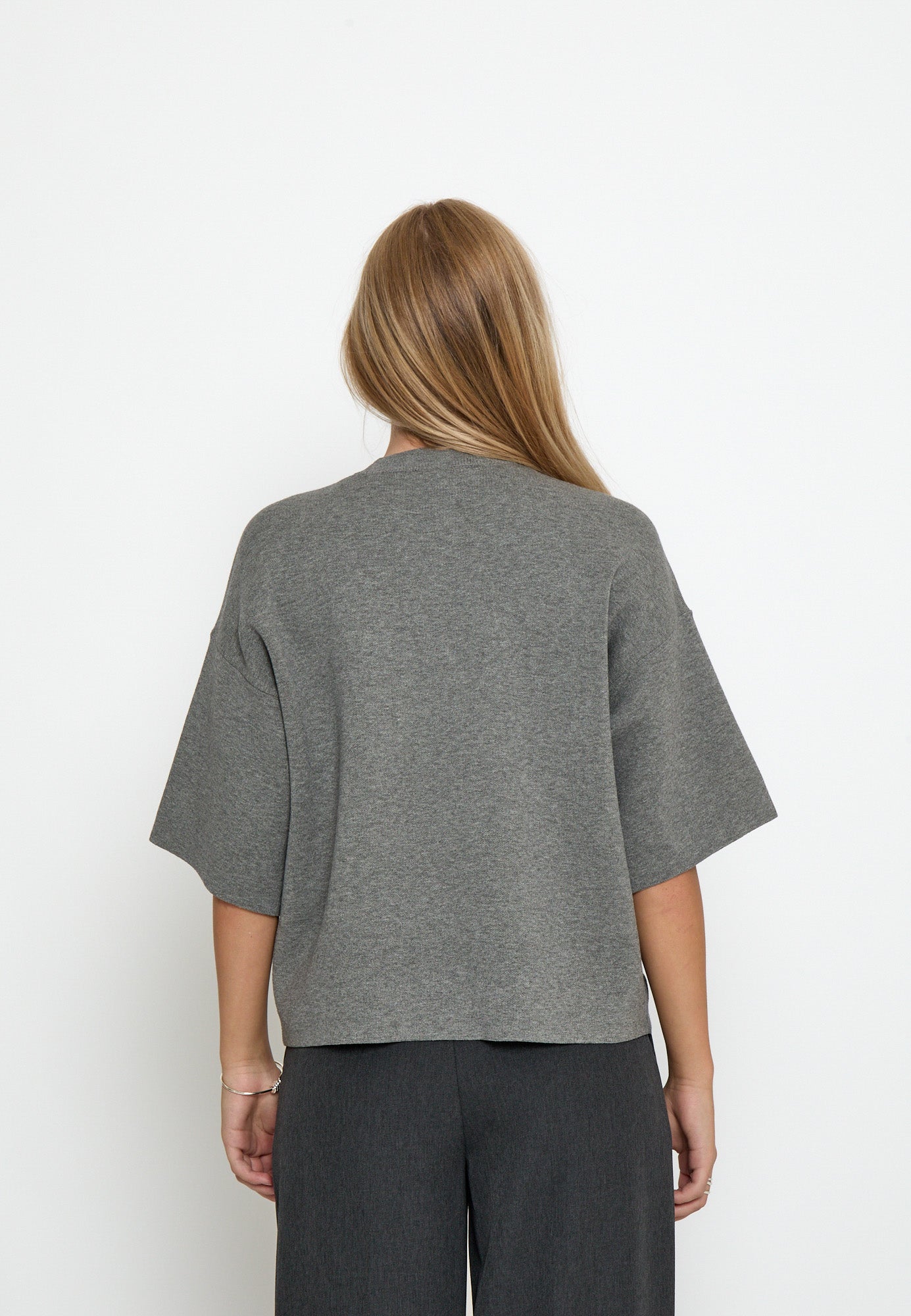 Minus MSLupi Knit T-Shirt T-Shirt 148M Gunmetal Melange