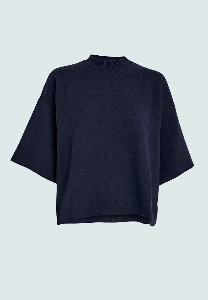 Minus MSLupi Knit T-Shirt T-Shirt 2994 SKY CAPTAIN