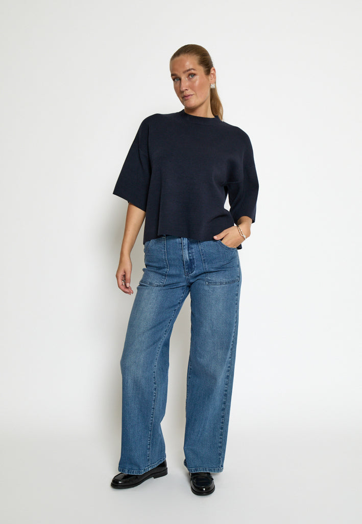 Minus MSLupi Knit T-Shirt T-Shirt 2994 Sky Captain