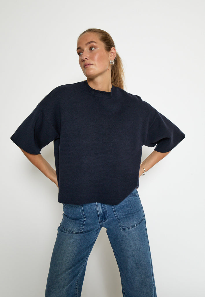 Minus MSLupi Knit T-Shirt T-Shirt 2994 Sky Captain