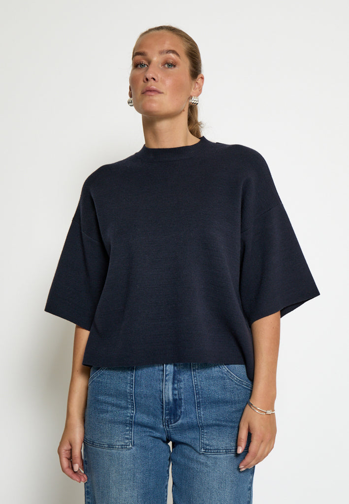 Minus MSLupi Knit T-Shirt T-Shirt 2994 Sky Captain