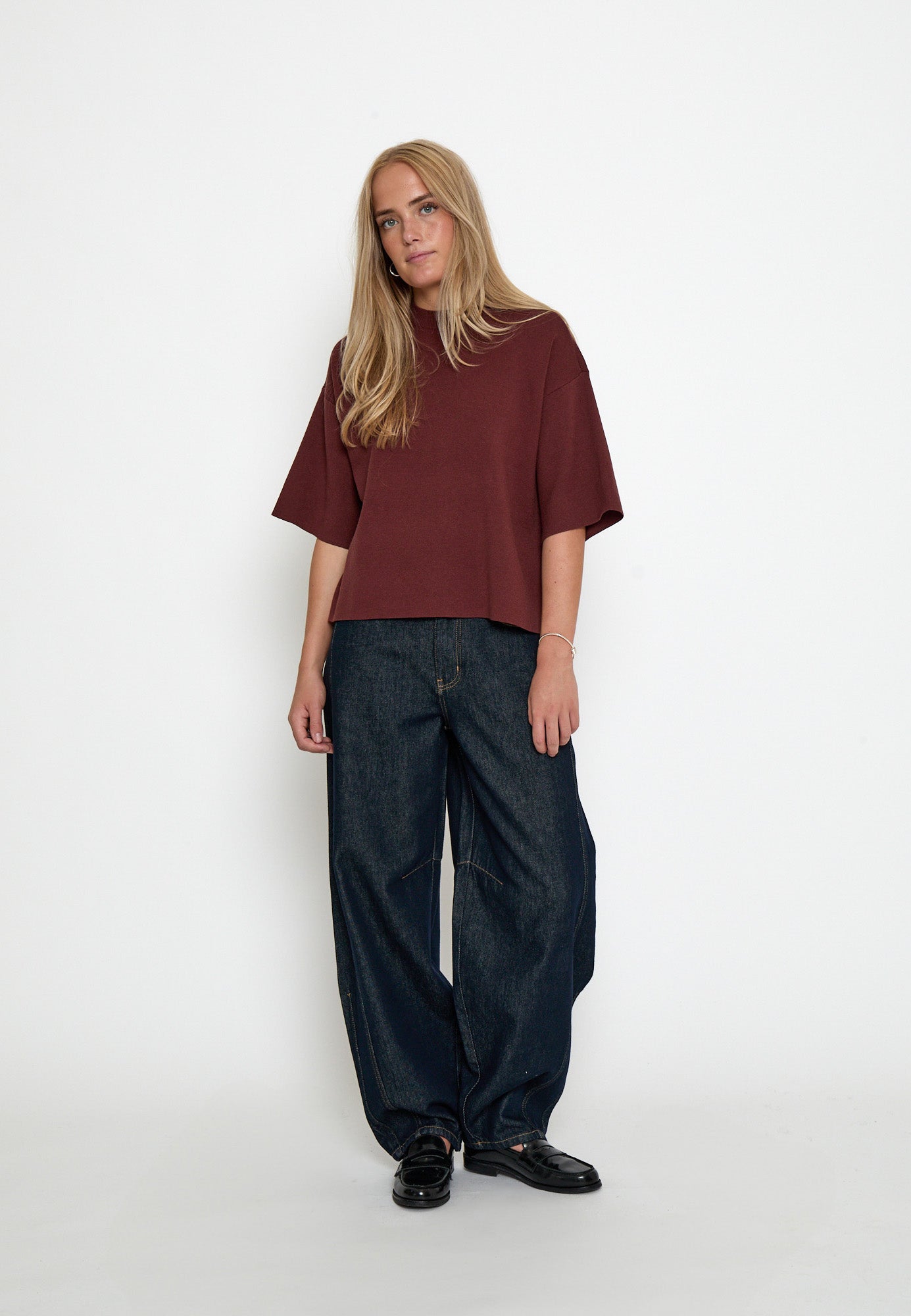 Minus MSLupi Knit T-Shirt T-Shirt 4009 Andorra Red