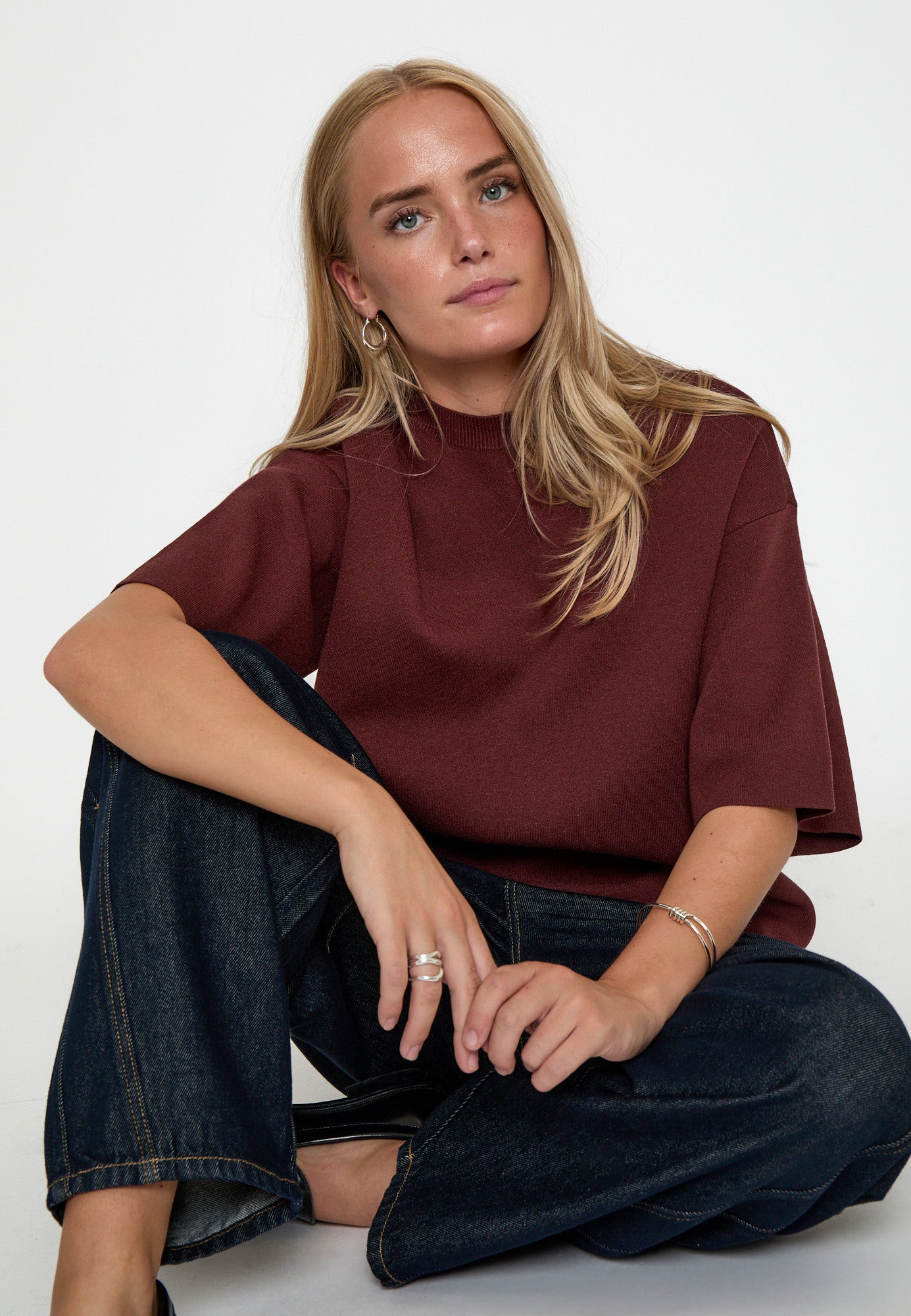 Minus MSLupi Knit T-Shirt T-Shirt 4009 Andorra Red
