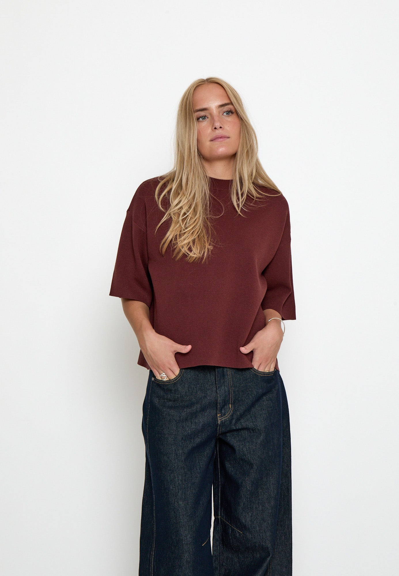 Minus MSLupi Knit T-Shirt T-Shirt 4009 Andorra Red