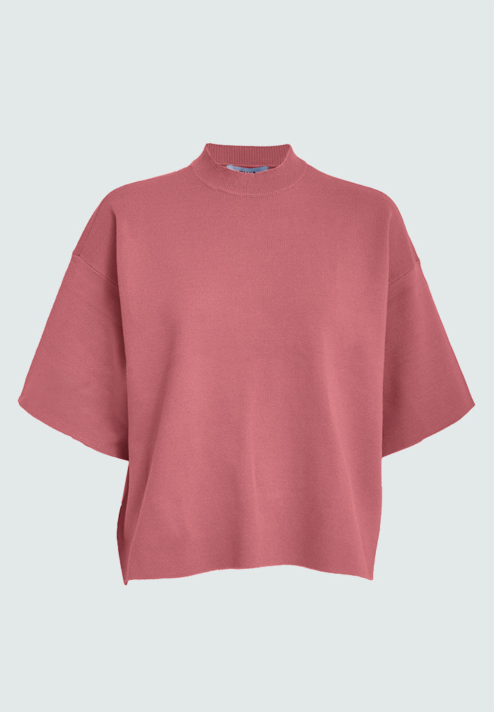 Minus MSLupi Knit T-Shirt T-Shirt 4058 Roan Rouge