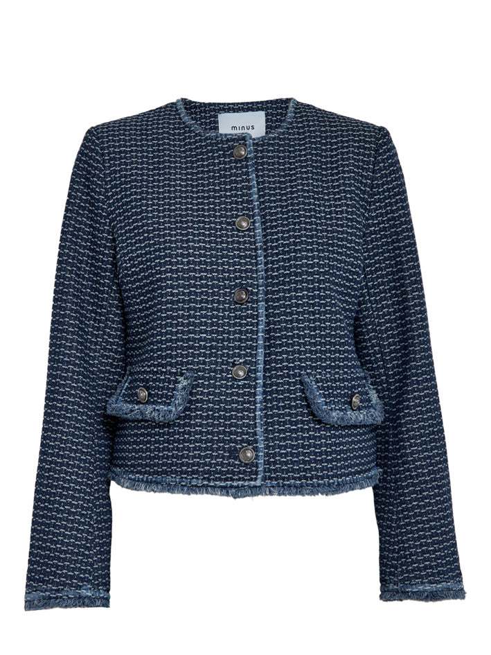 Minus MSLyanna Short Jacket Jacket 006 Dark Denim