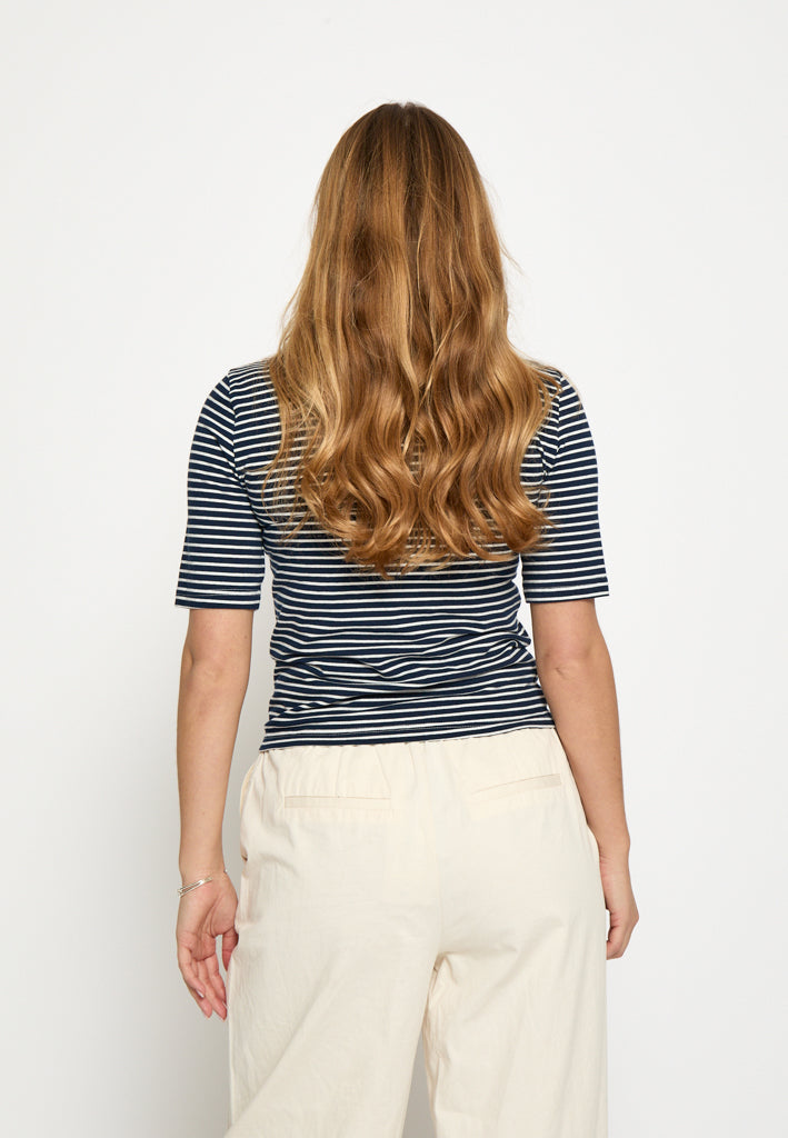 Minus MSMalle Polo T-Shirt T-Shirt 2994S SKY CAPTAIN STRIPE