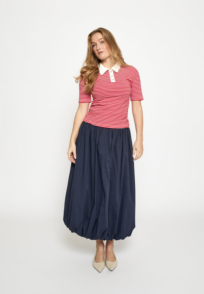 Minus MSMalle Polo T-Shirt T-Shirt 4620S High Risk Red Stripe