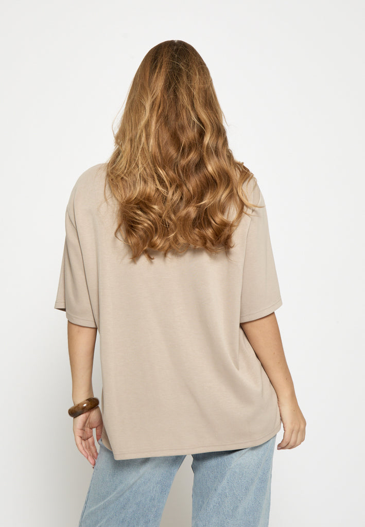 Minus MSMalou T-Shirt T-Shirt 9015 Sand Gray