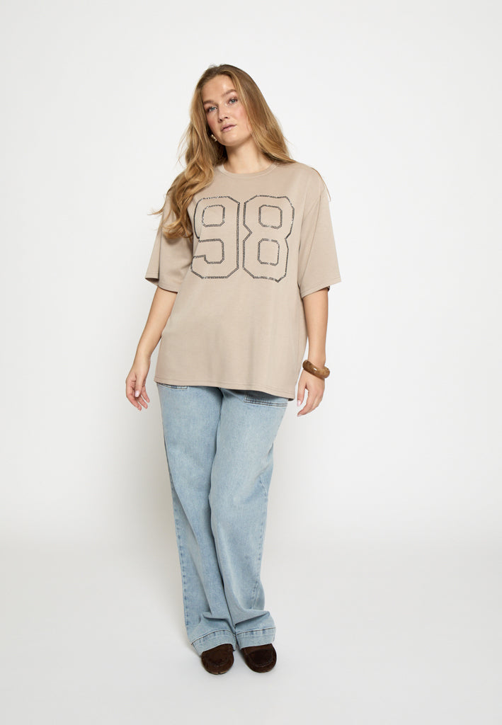 Minus MSMalou T-Shirt T-Shirt 9015 Sand Gray