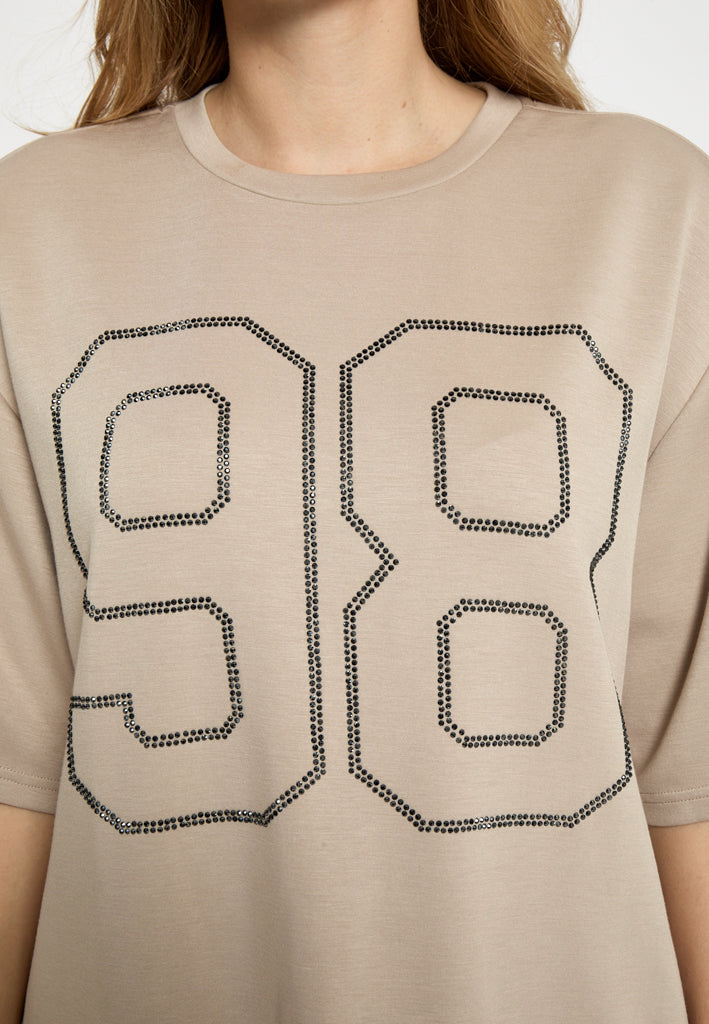 Minus MSMalou T-Shirt T-Shirt 9015 Sand Gray