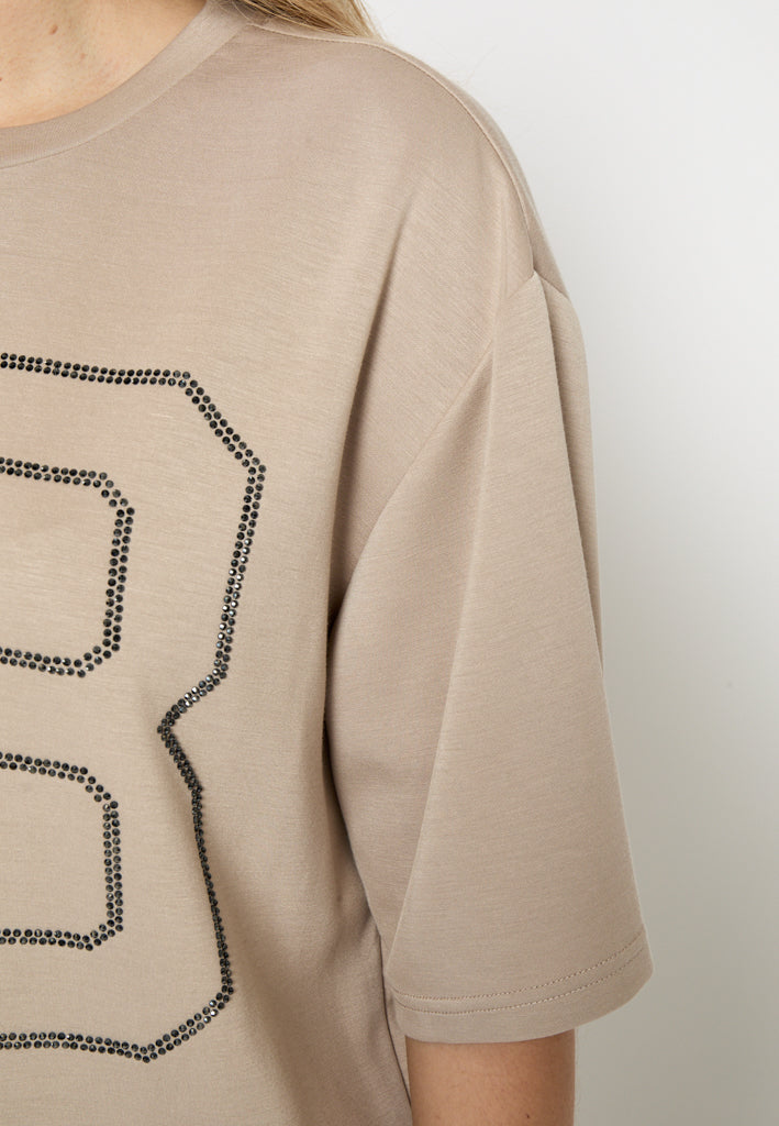 Minus MSMalou T-Shirt T-Shirt 9015 Sand Gray