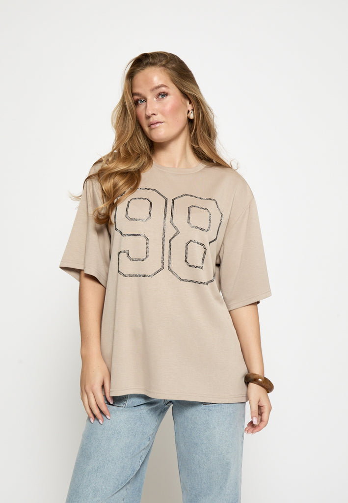 Minus MSMalou T-Shirt T-Shirt 9015 Sand Gray