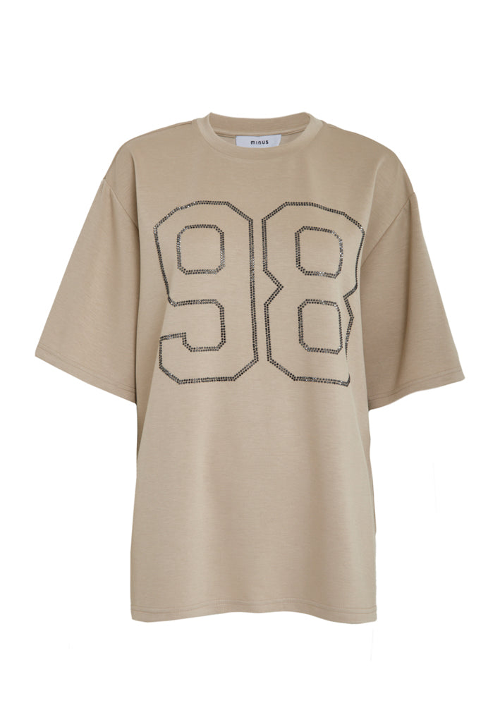 Minus MSMalou T-Shirt T-Shirt 9015 Sand Gray