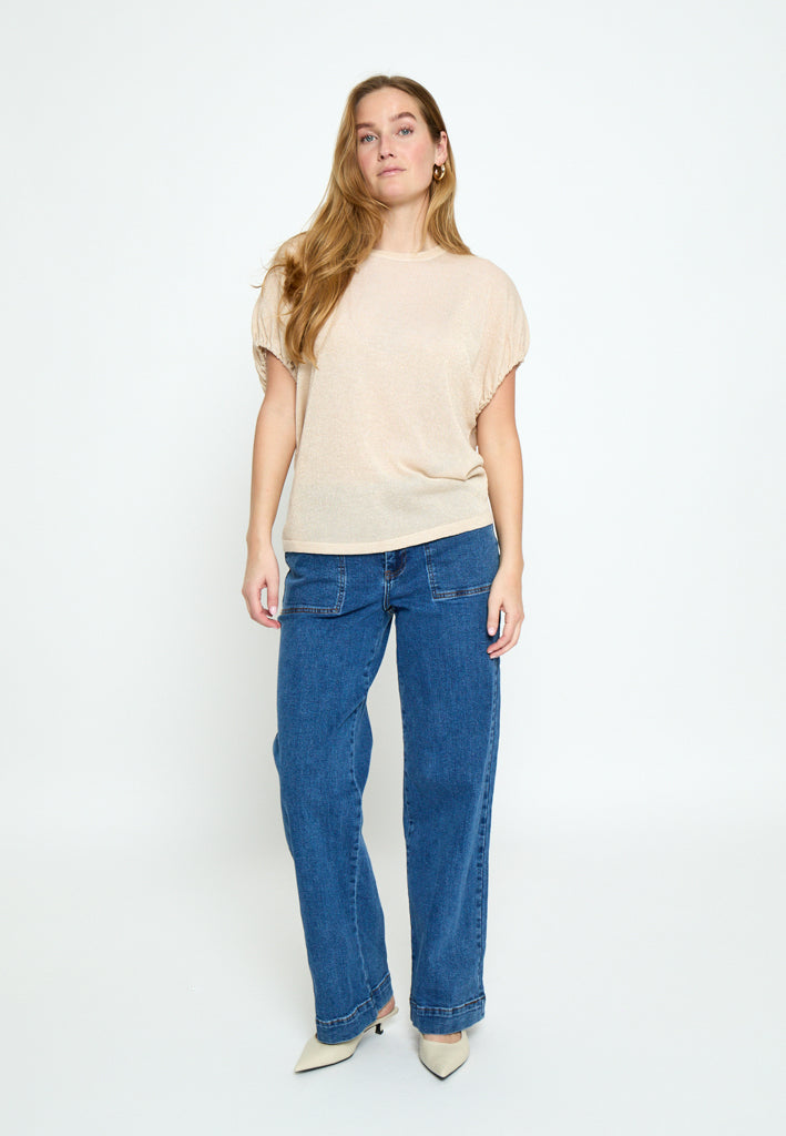 Minus MSMara Top Top 348MET Medal gold Metallic