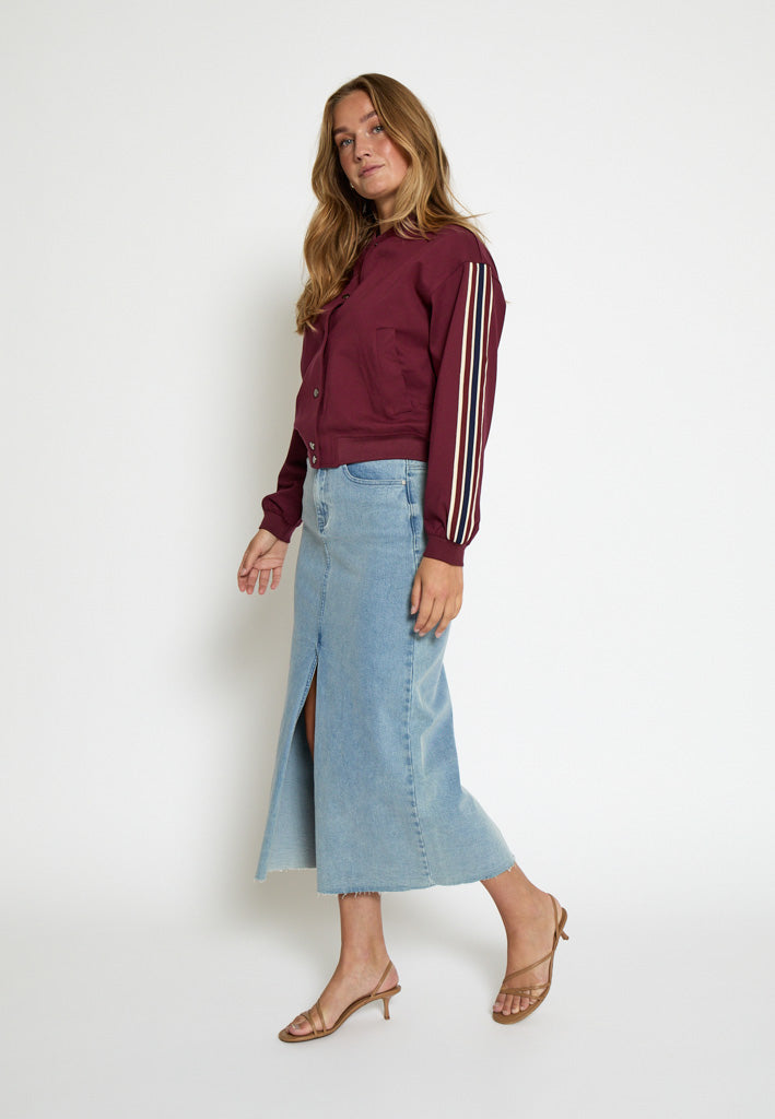 Minus MSMarabella Bomber Jacket Jacket 615 Bordeaux