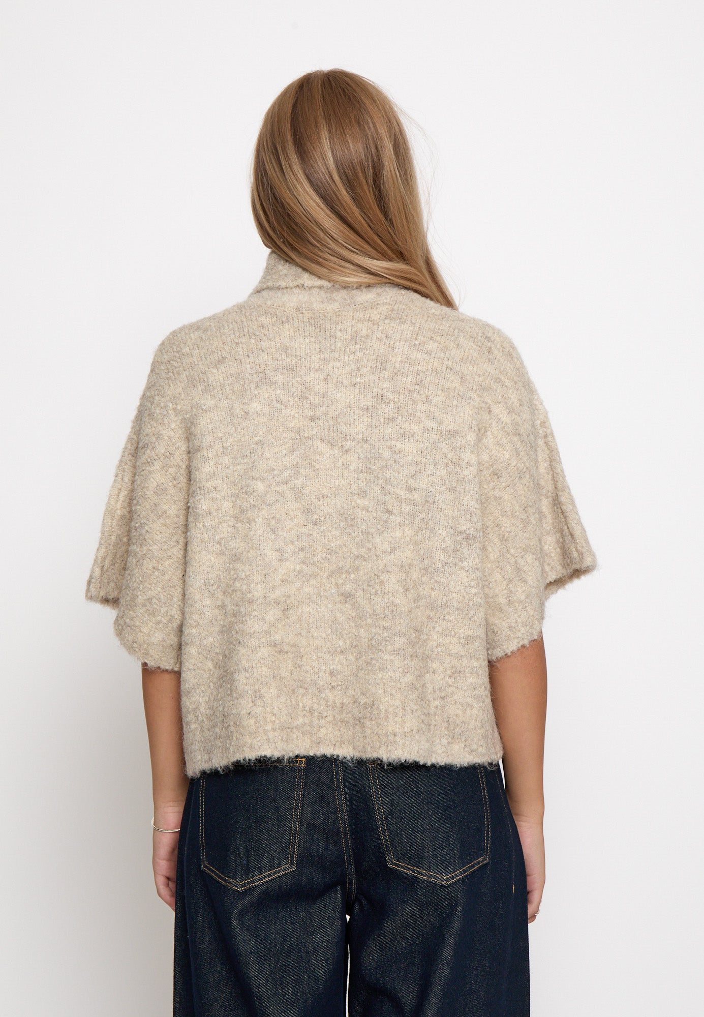 Minus MSMargrethe GRS RWS Knit Vest Vest 9015M Sand Gray Melange