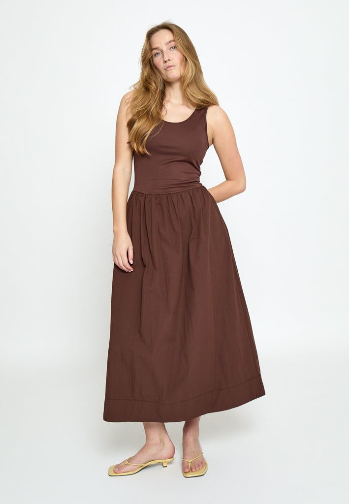 Minus MSMarie Midi Dress Dress 5065 Chestnut