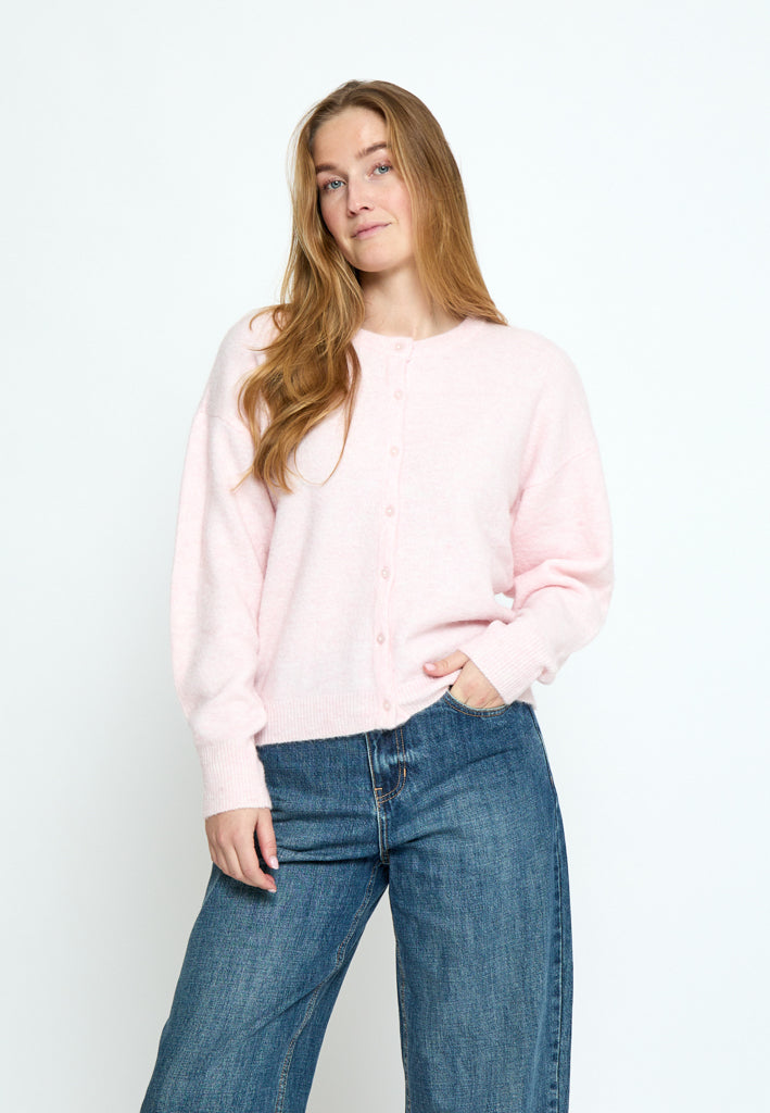 Minus MSMarina Knit Cardigan Cardigans 4036M Cherry Blossom Melange