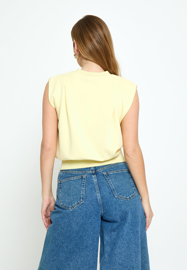 Minus MSMarta Sweat Sweatshirt 1004 Soft Yellow