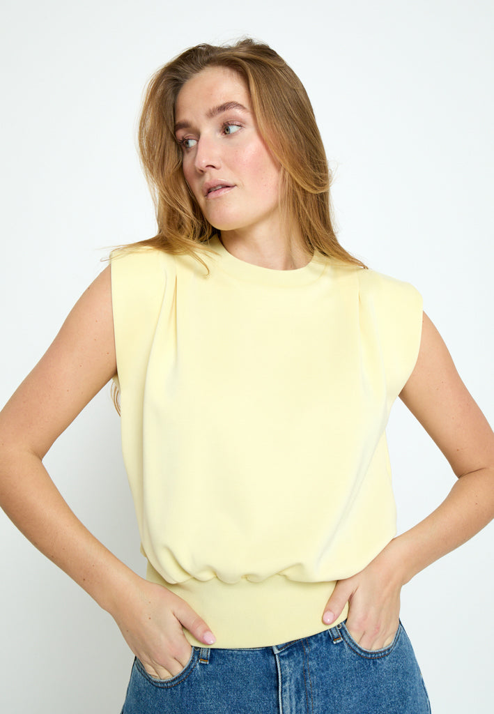 Minus MSMarta Sweat Sweatshirt 1004 Soft Yellow
