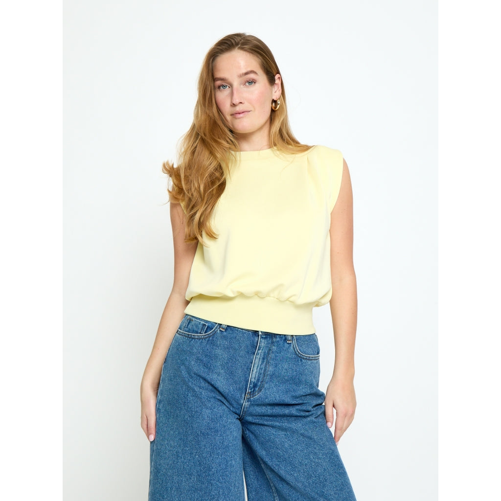 Minus MSMarta Sweat Sweatshirt 1004 Soft Yellow