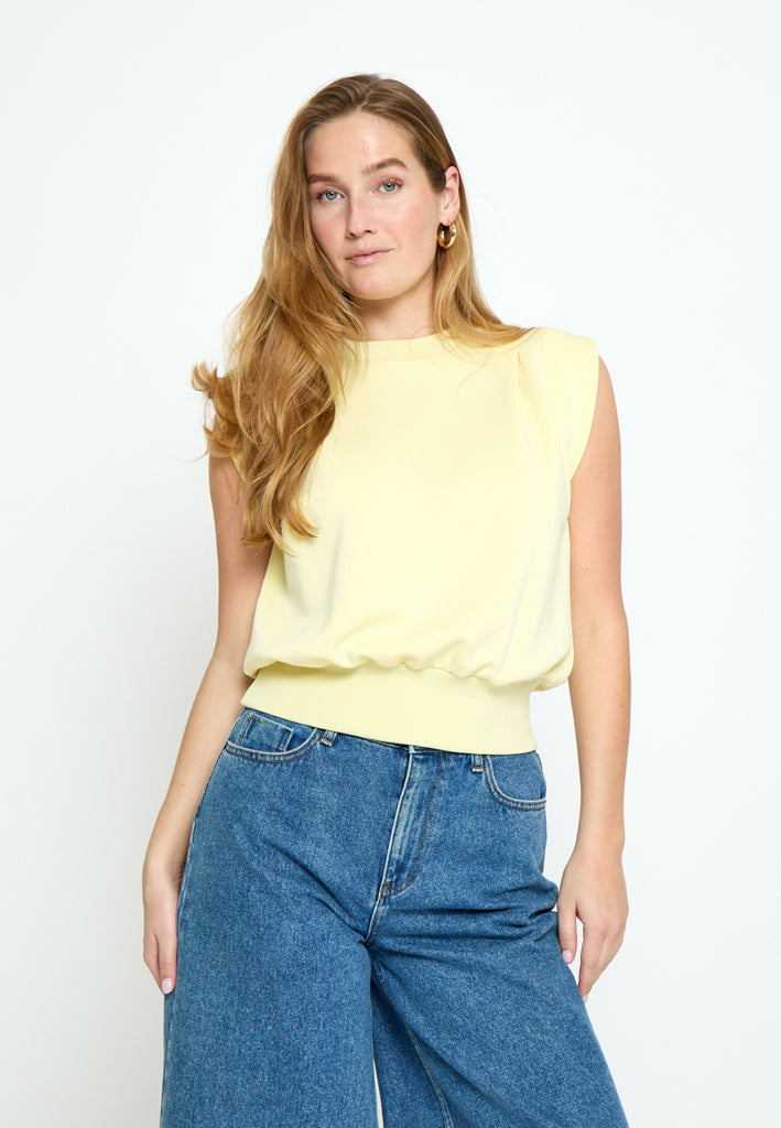 Minus MSMarta Sweat Sweatshirt 1004 Soft Yellow