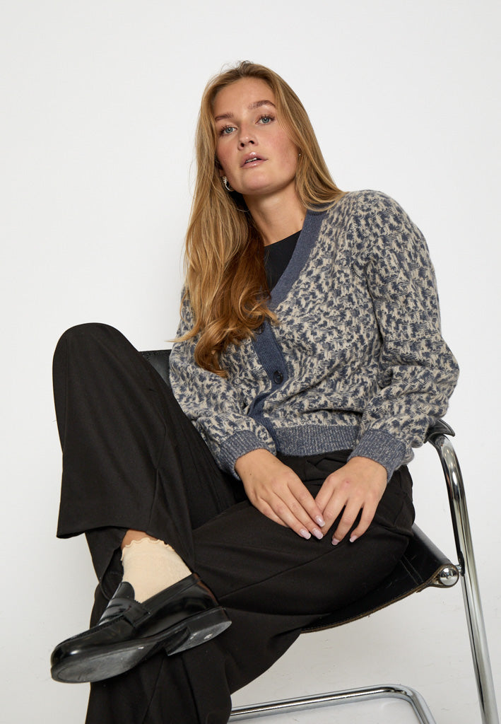 Minus MSMatilda Knit Cardigan Cardigans 2216 Nightshadow