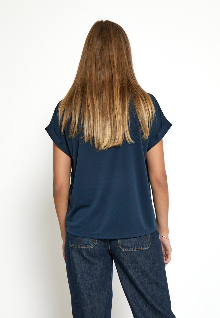 Minus MSMavelyn Blouse T-Shirt 2994 SKY CAPTAIN