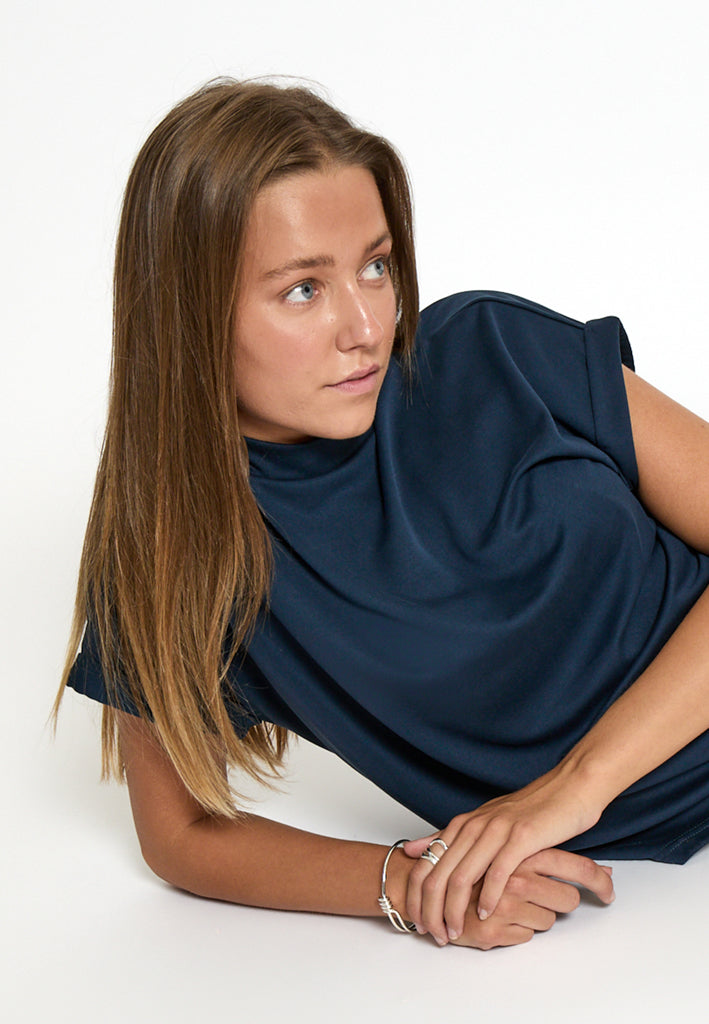 Minus MSMavelyn Blouse T-Shirt 2994 SKY CAPTAIN