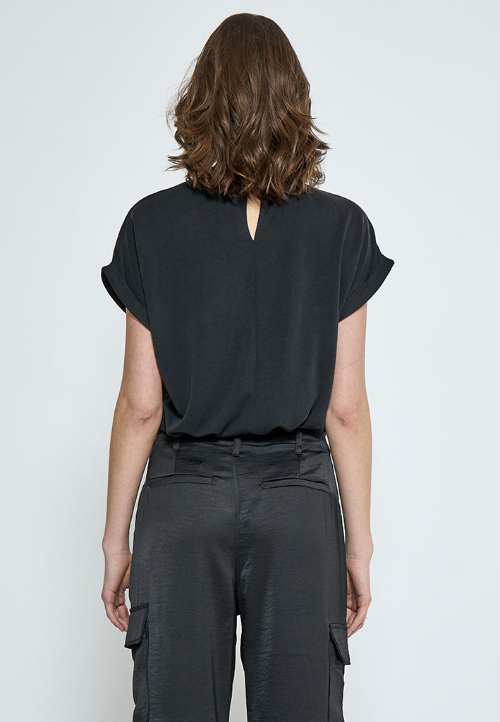 Minus MSMavelyn Blouse T-Shirt 100 Black