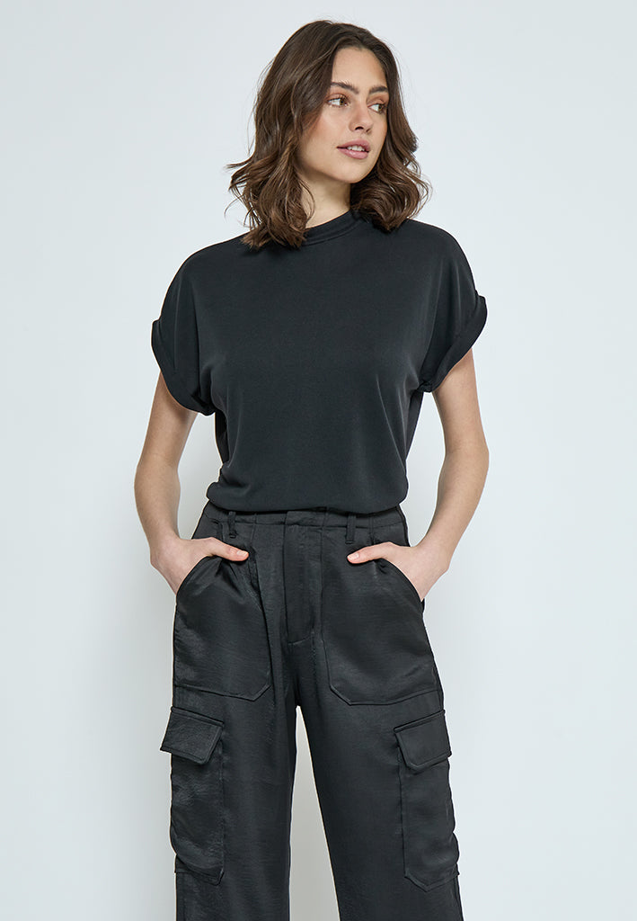 Minus MSMavelyn Blouse T-Shirt 100 Black