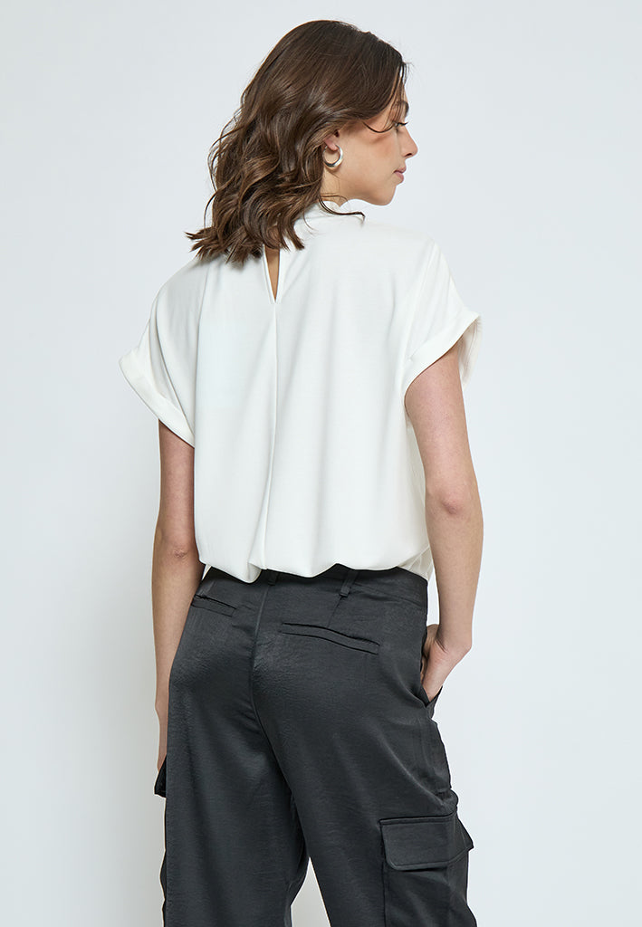 Minus MSMavelyn Blouse T-Shirt 220 Broken White