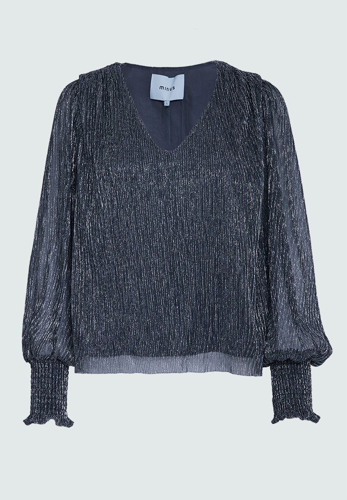 Minus MSMavena Blouse Blouse 2994 SKY CAPTAIN