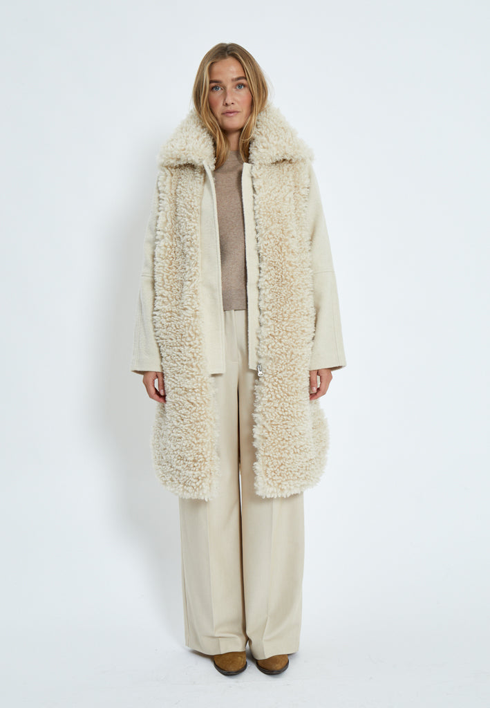Minus MSMay Coat Coat 9015 Sand Gray