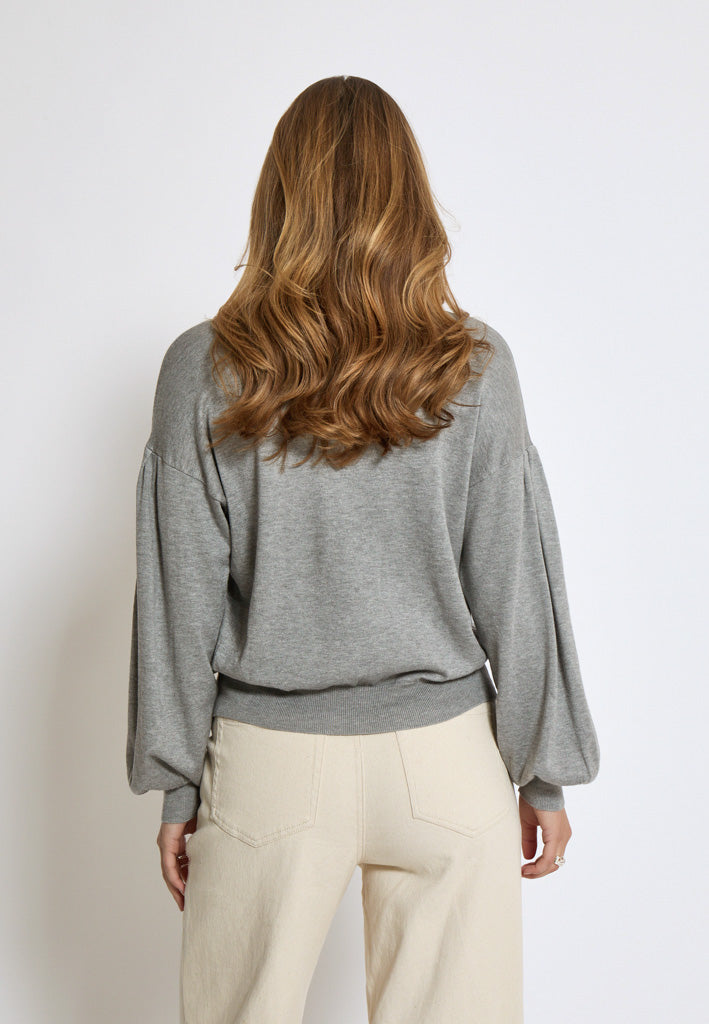 Minus MSMelea Knit Pullover Pullover 112M Light Grey Melange