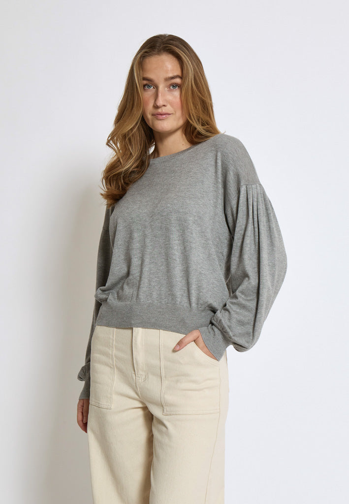 Minus MSMelea Knit Pullover Pullover 112M Light Grey Melange