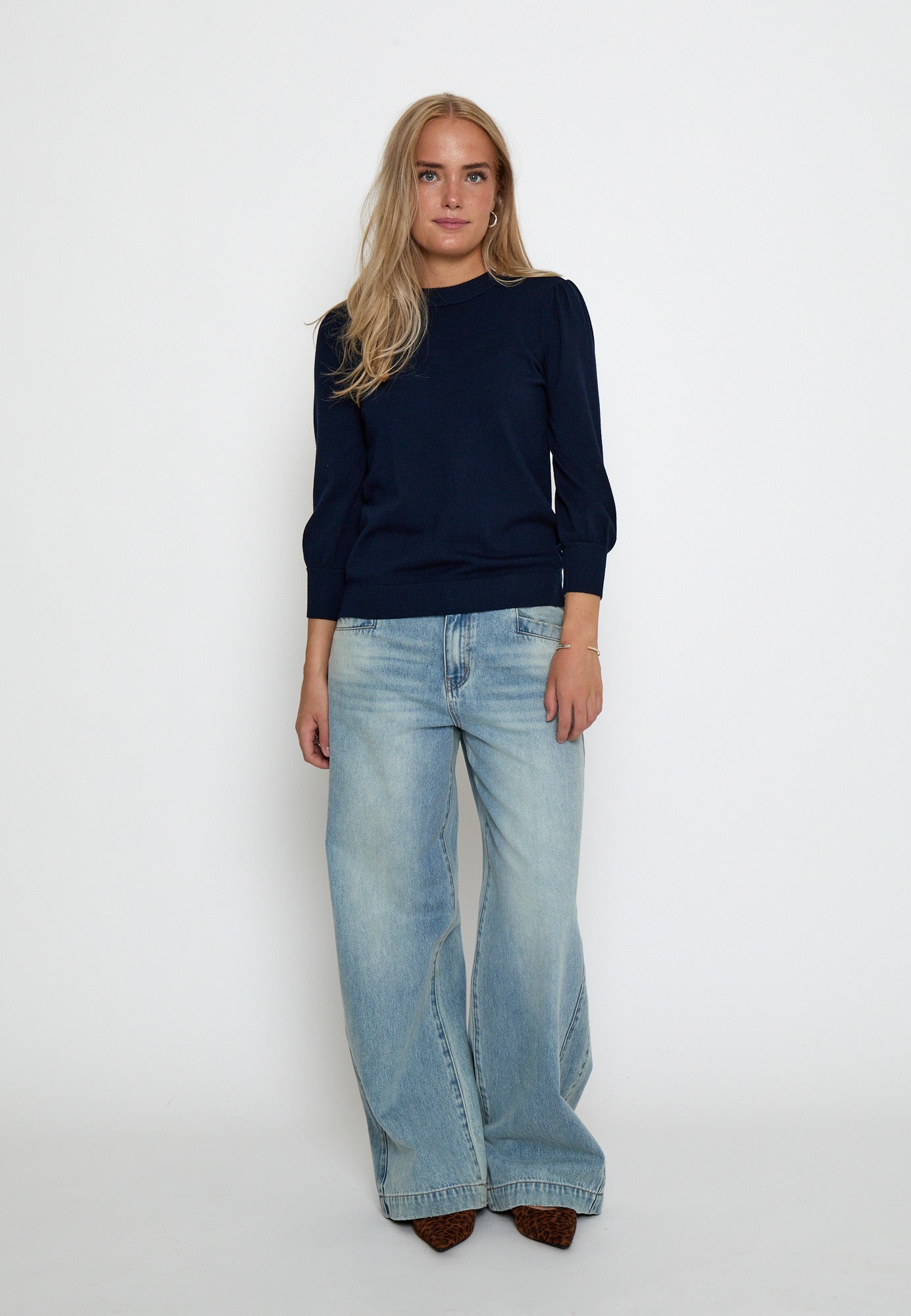 Minus MSMersin Knit Pullover Pullover 542 Black Iris Solid
