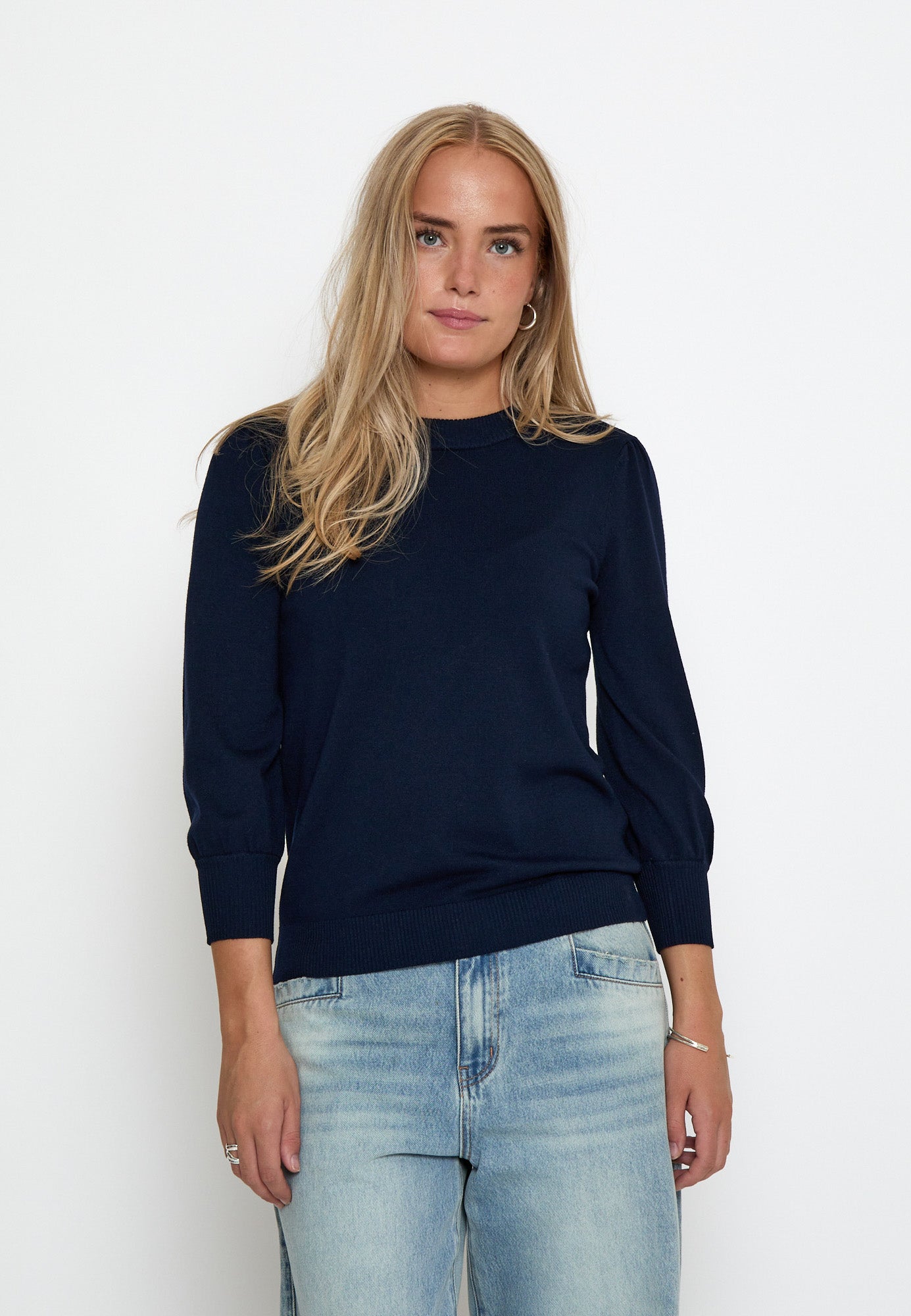Minus MSMersin Knit Pullover Pullover 542 Black Iris Solid