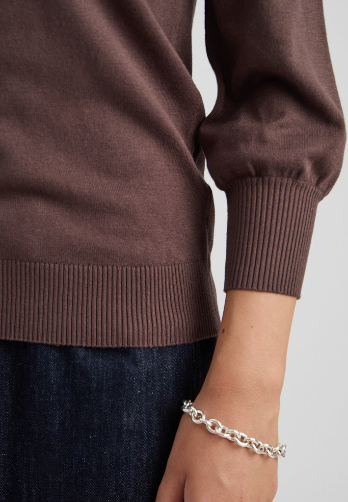 Minus MSMersin Knit Pullover Pullover 5618 Bracken Brown