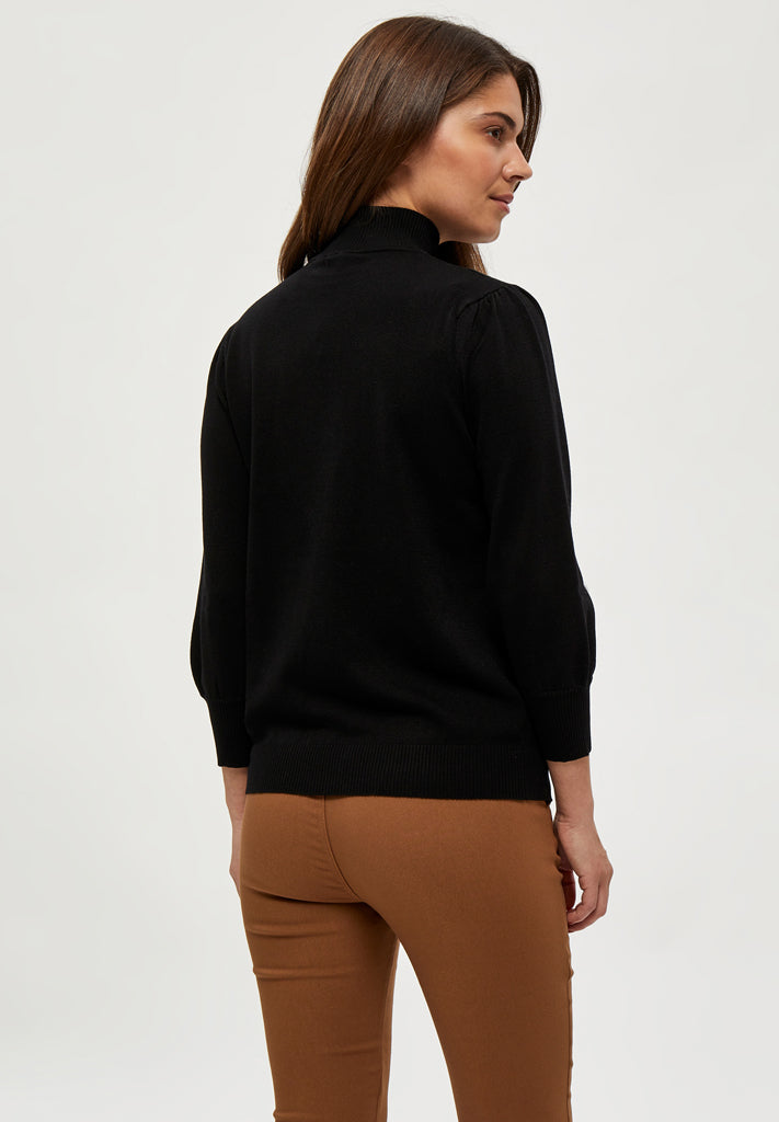 Minus MSMersin Roll Neck Knit Pullover 100 Black