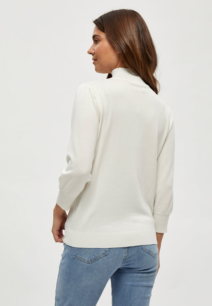 Minus MSMersin Roll Neck Knit Pullover 220 Broken White
